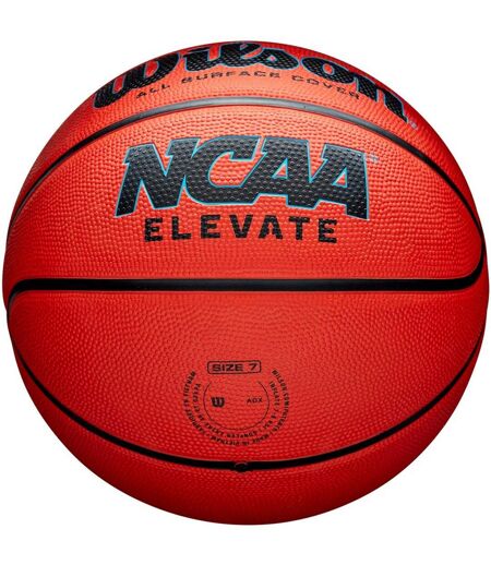 Ballon De Basket Ncaa Elevate Taille 7 Orange Noir Wilson