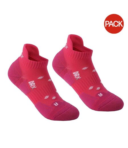 Lot De 2  Socquettes Femme Rose Fluo Karrimor