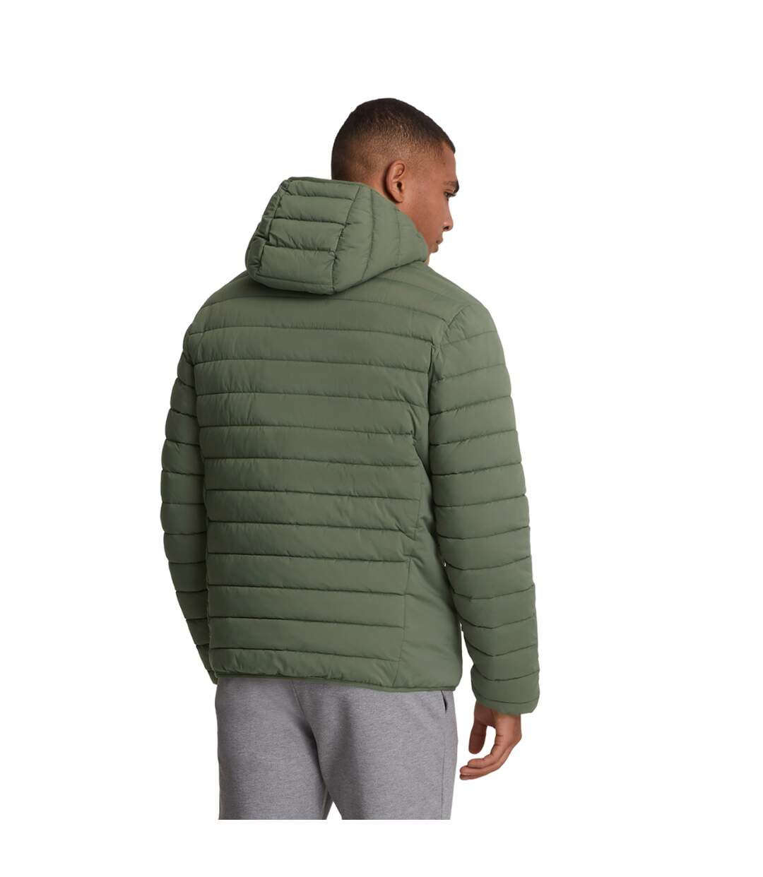 Mens stretch quilted jacket cactus green Lyle & Scott