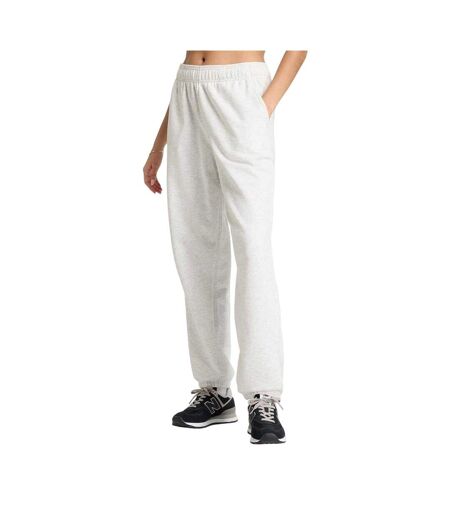 Womens/ladies Relaxed Fit Joggers Grey Marl New Balance