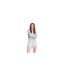 Short De Pyjama Motif/style Flocon De Neige Femme Bleu Clair PJ Salvage-1