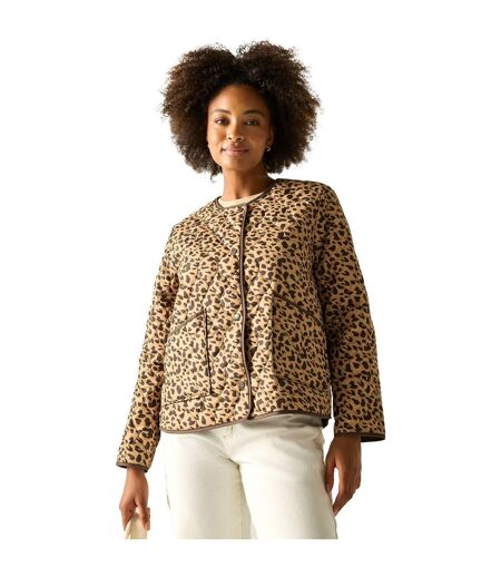Womens/ladies Mira Abstract Leopard Print Jacket Multicoloured Regatta