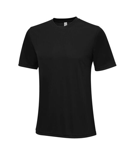 AWDis Just Cool Mens Smooth Short Sleeve T-Shirt (Jet Black)