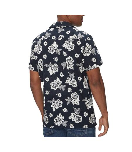 Chemise marine à motifs homme tommy hilfiger aop - l