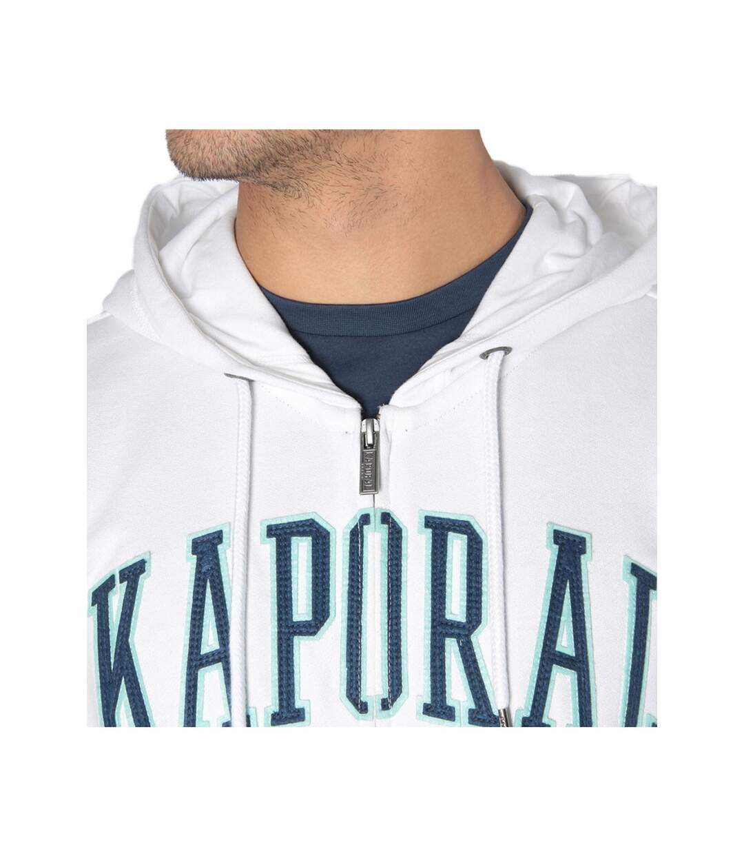 Sweat Zippé à Capuche Logo Peter  -  Kaporal
