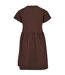 Robe t-shirt empire valance femme marron Urban Classics-2