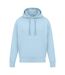 Mens ringspun cotton hoodie light blue Casual Classics