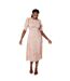 Robe mi-longue femme blanc / orange Dorothy Perkins