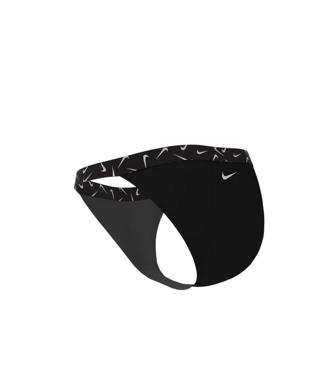 Womens/ladies Logo Bikini Bottoms Black Nike-3