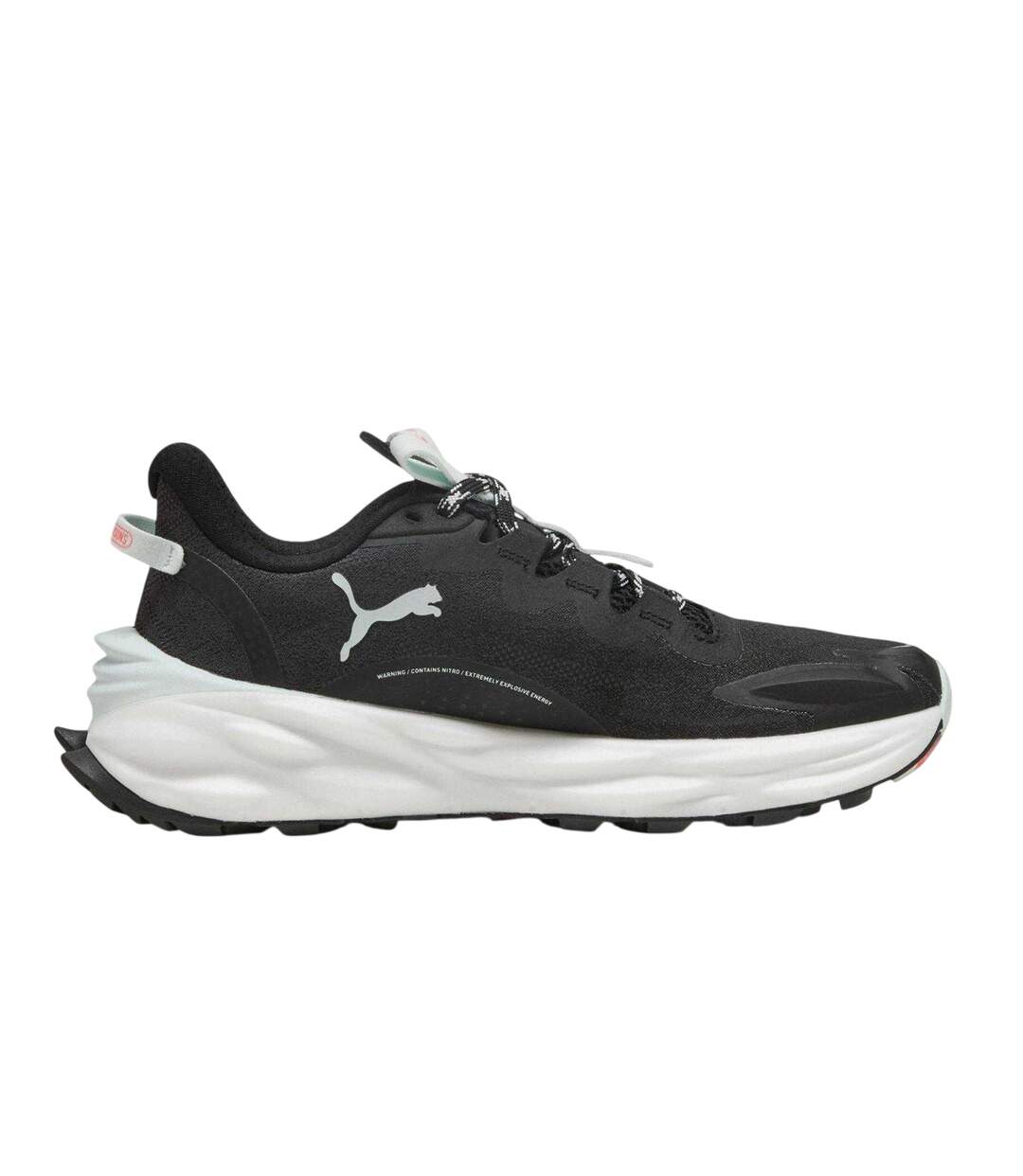 Womens/ladies Fast Trac Nitro 3 Shoes Black Red Puma-1