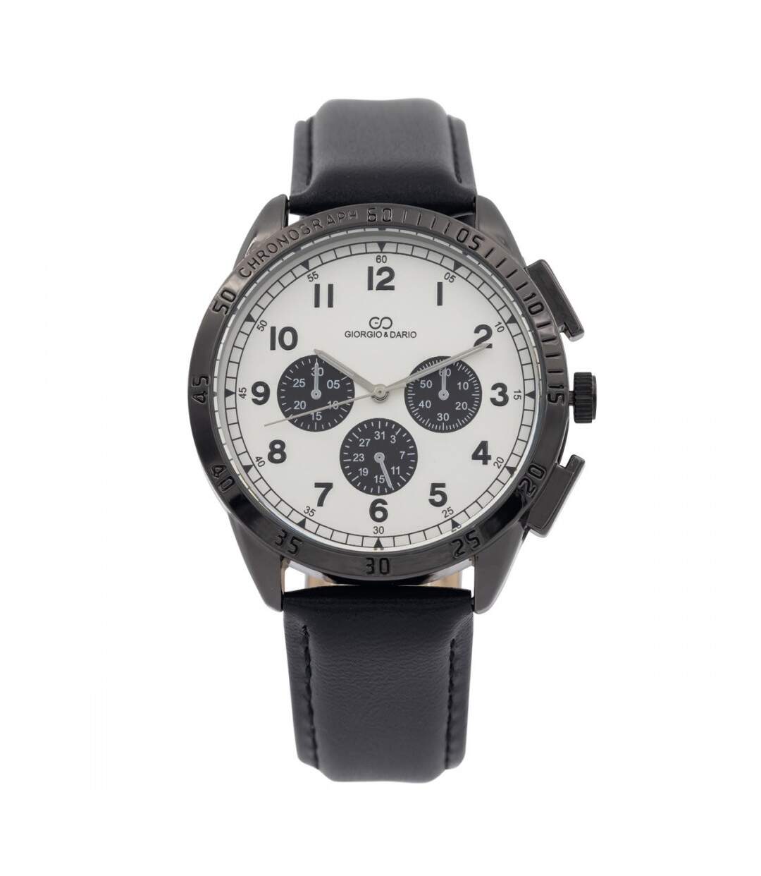 Magnifique Montre Homme Noir GIORGIO