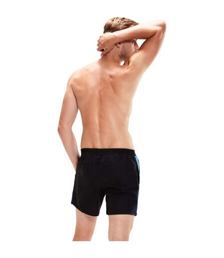 Short De Bain Hyperboom Splice Homme Noir Bleu Plage Vrai Bleu Marine Speedo