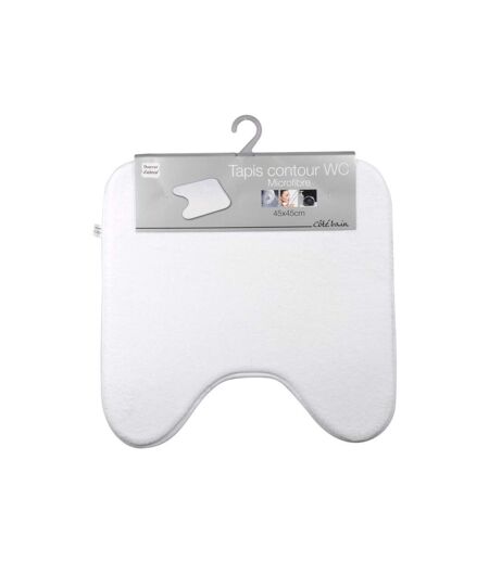 Tapis Contour WC Vitamine II 45x45cm Blanc