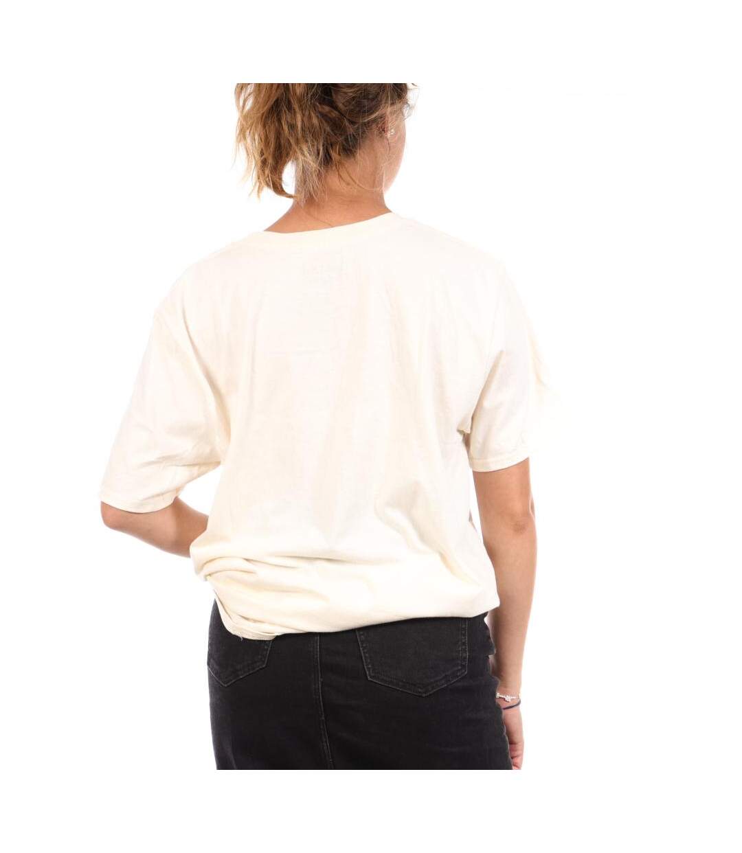 T-Shirt blanc femme disney  dazed & confused  script-2