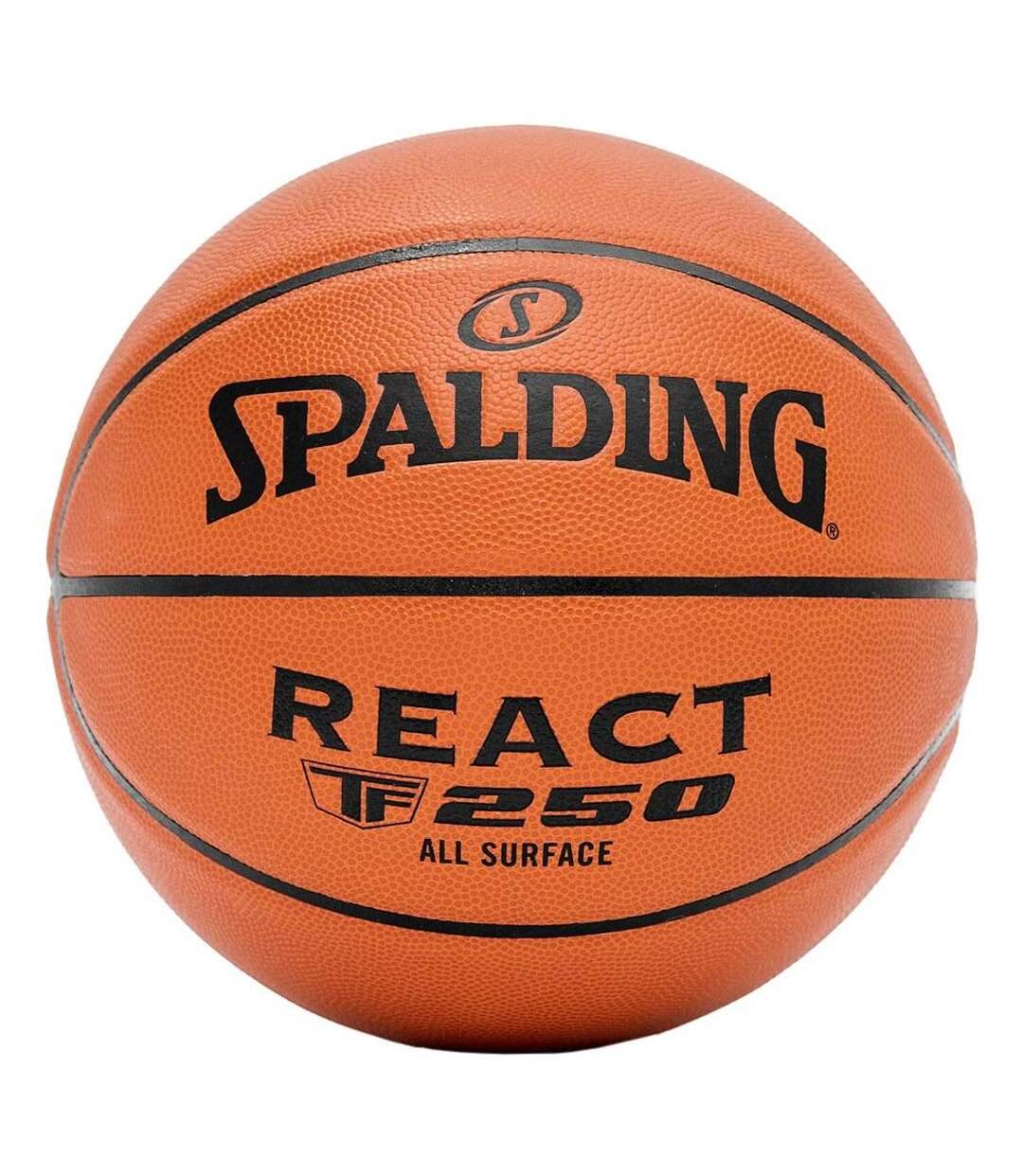Ballon De Basket React Tf Taille 5 Marron Spalding-1