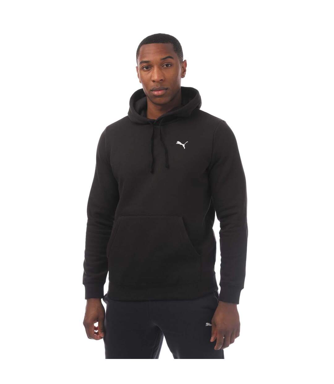 Sweat À Capuche Essentials Homme Noir Puma-1