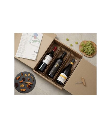 Coffret de 3 bouteilles de vin rouge livré à domicile - SMARTBOX - Coffret Cadeau Gastronomie