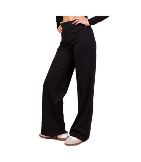 Pantalon fluide noir femme monday premium 0100