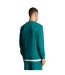 Mens crew neck long-sleeved sweatshirt court green Lyle & Scott