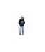 Womens/ladies Monaco Yacht Club Crew Neck Sweatshirt Navy White Brave Soul-1