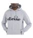 Sweat À Capuche Motif/style Logo Homme Gris Chiné Ellesse-4