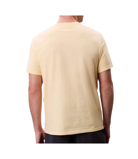 T-shirt jaune homme clavin klein smooth - l