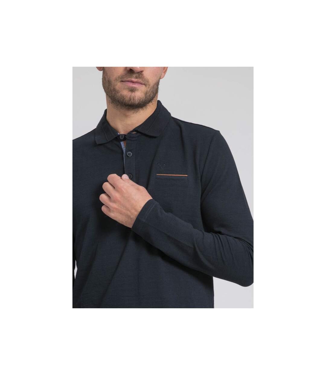 Polo manches longues pur coton PAYOSAN-3