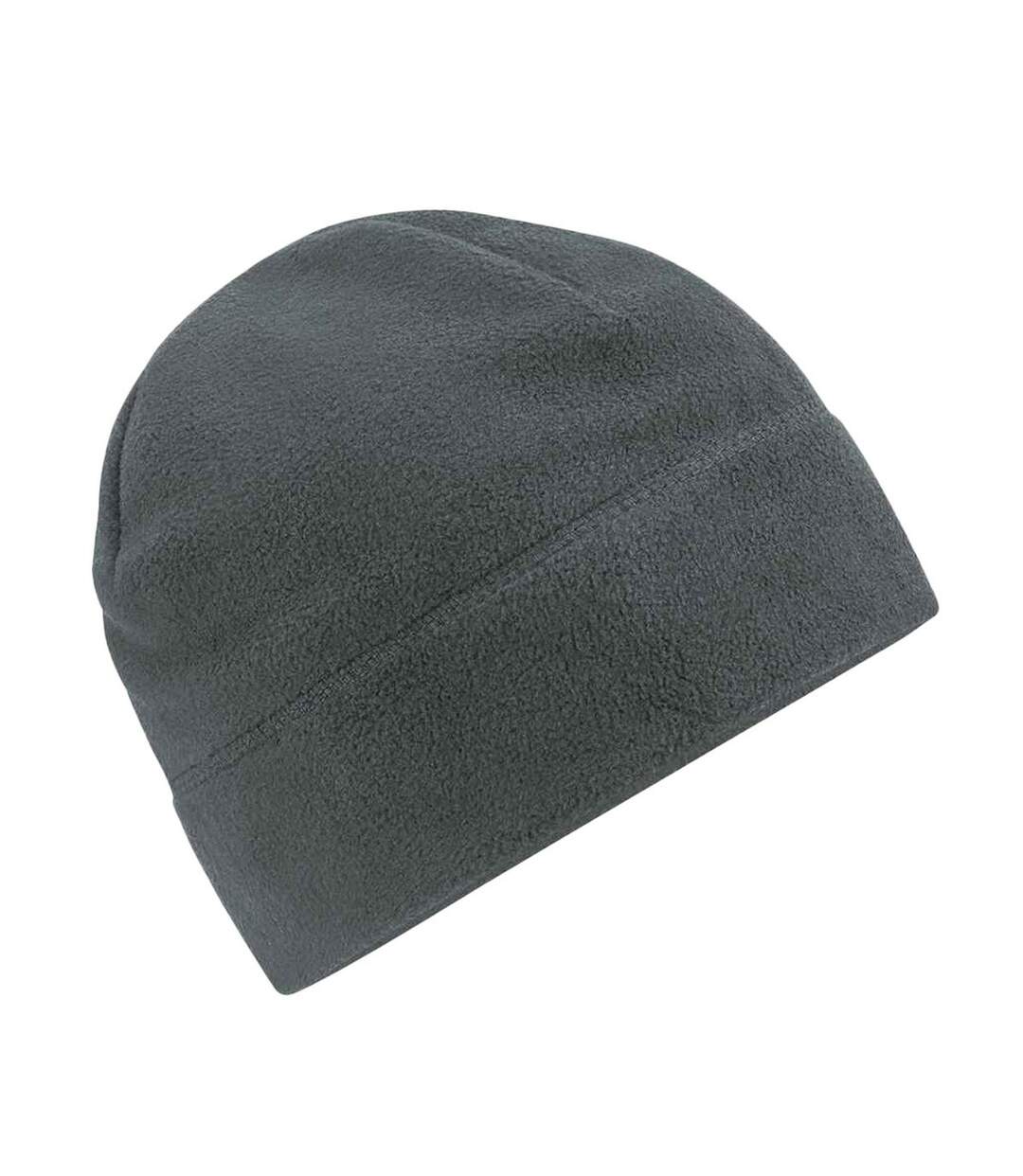 Recycled fleece beanie steel grey Beechfield-1
