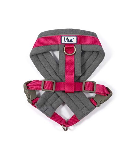 Viva padded dog harness smallchest: 36cm-42cm pink Ancol