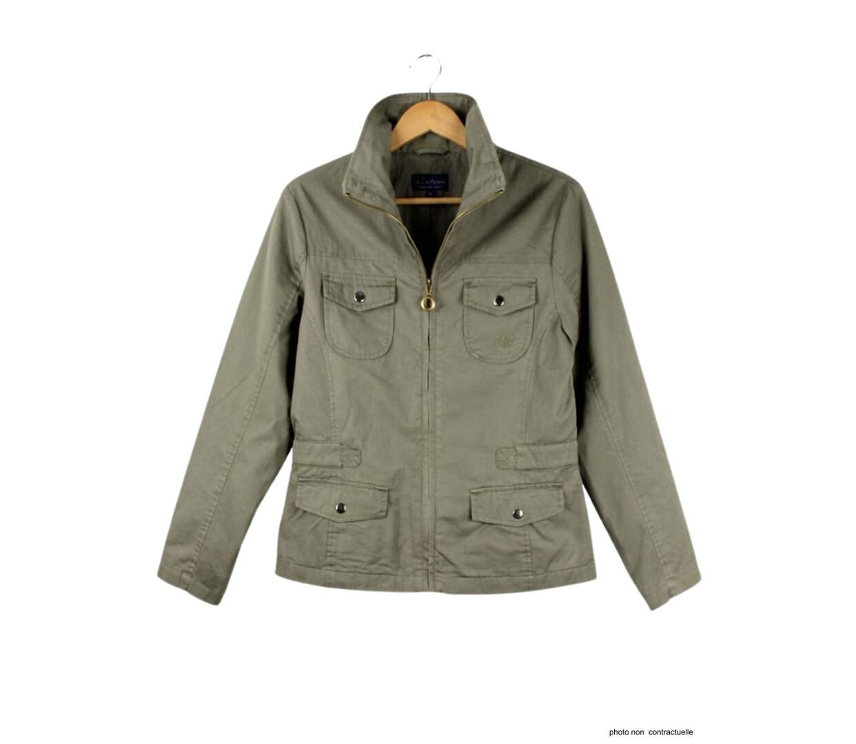 Veste Saharienne Femme Mayflower Manga1 Kaki-5