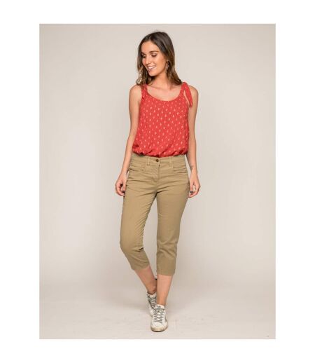 Pantacourt slim en coton stretch XETRA