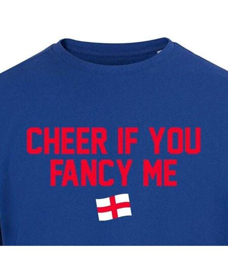 T-shirt Cheer If You Fancy Me Homme Bleu AWD