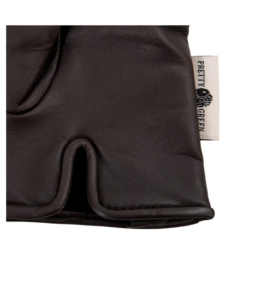 Mens Sheepskin 3 Point Stitch Glove Brown Pretty Green-4