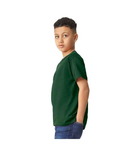T-shirt enfant vert forêt Gildan