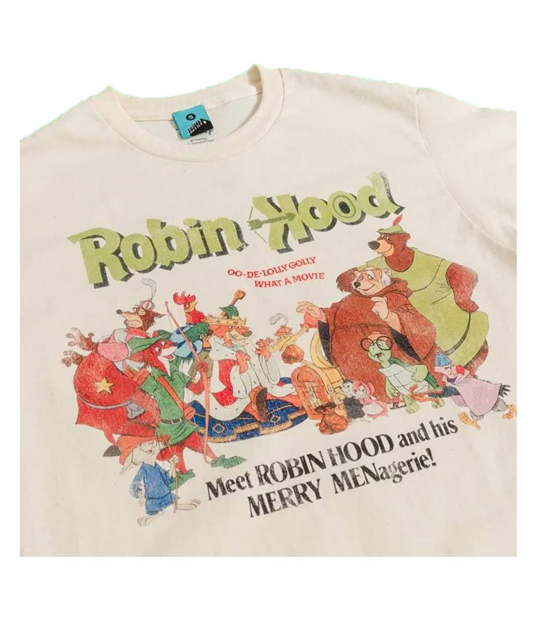 T-shirt Motif/style Poster Du Film Adulte Beige Robin Hood-4