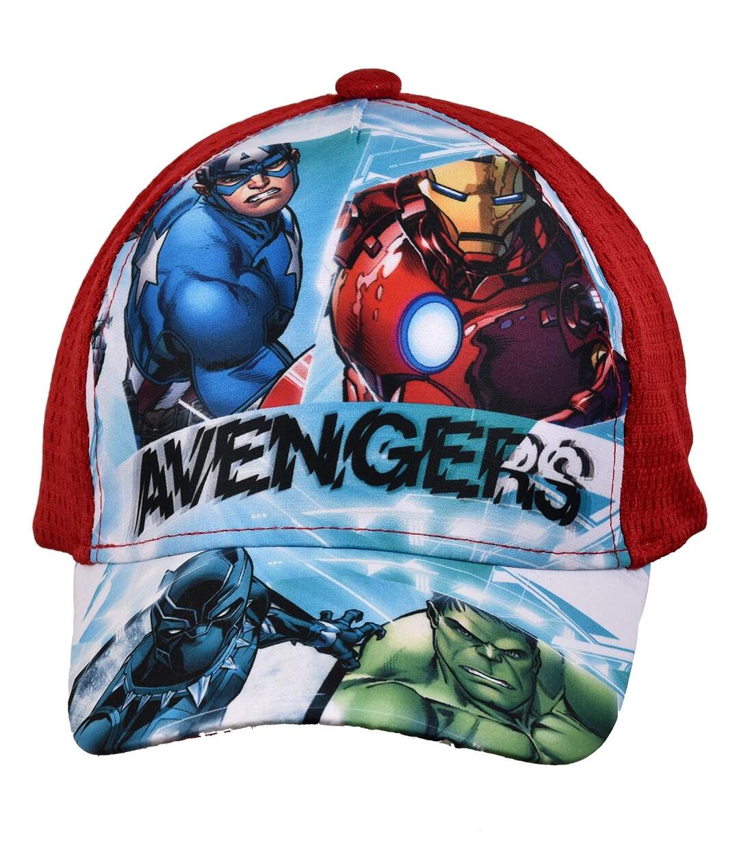 Casquette enfant MULTILICENCE: Pat Patrouille, Mickey, La reine des neiges, Marvel, Avengers.... Et4173 Avengers Rouge-2