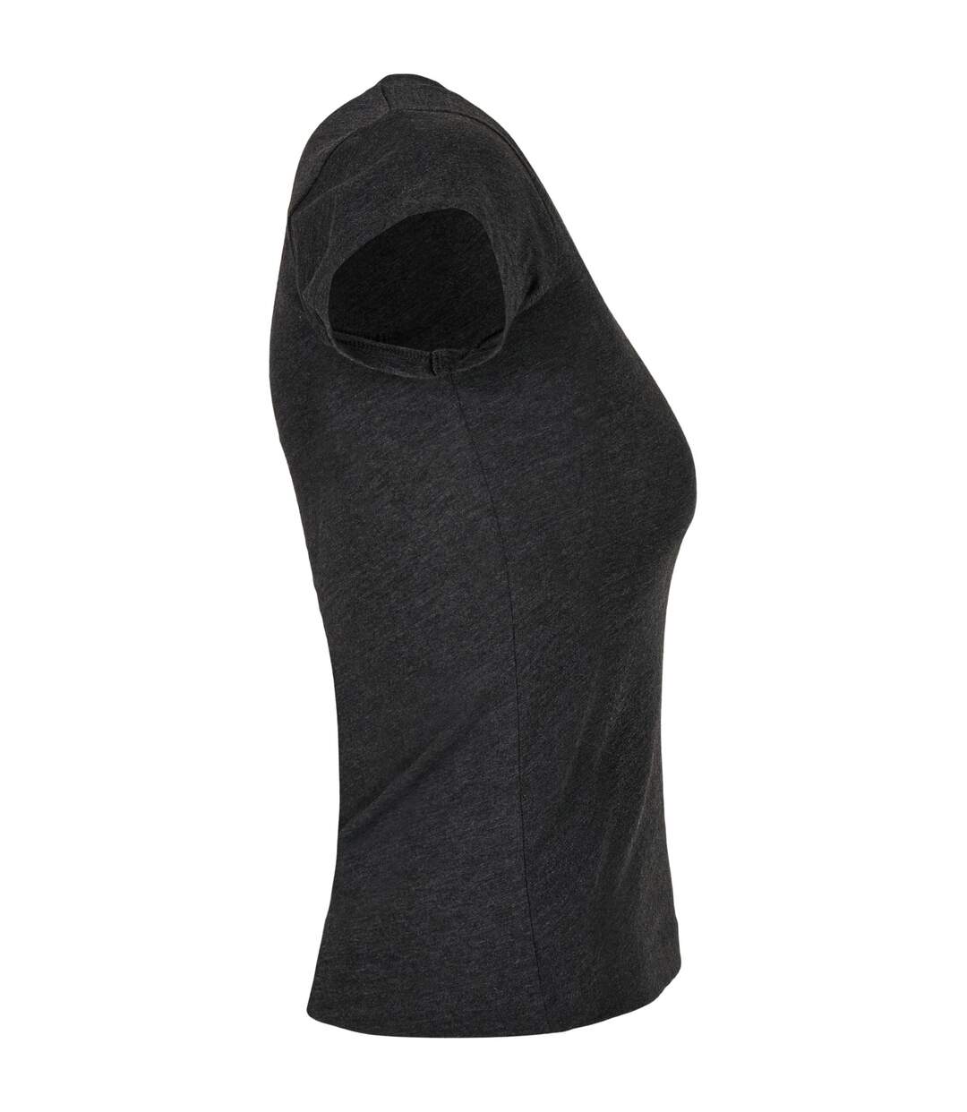 T-shirt Basic Femme Charbon Build Your Brand-3