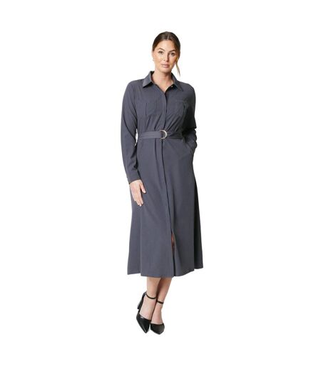 Robe mi-longue utility femme gris Principles