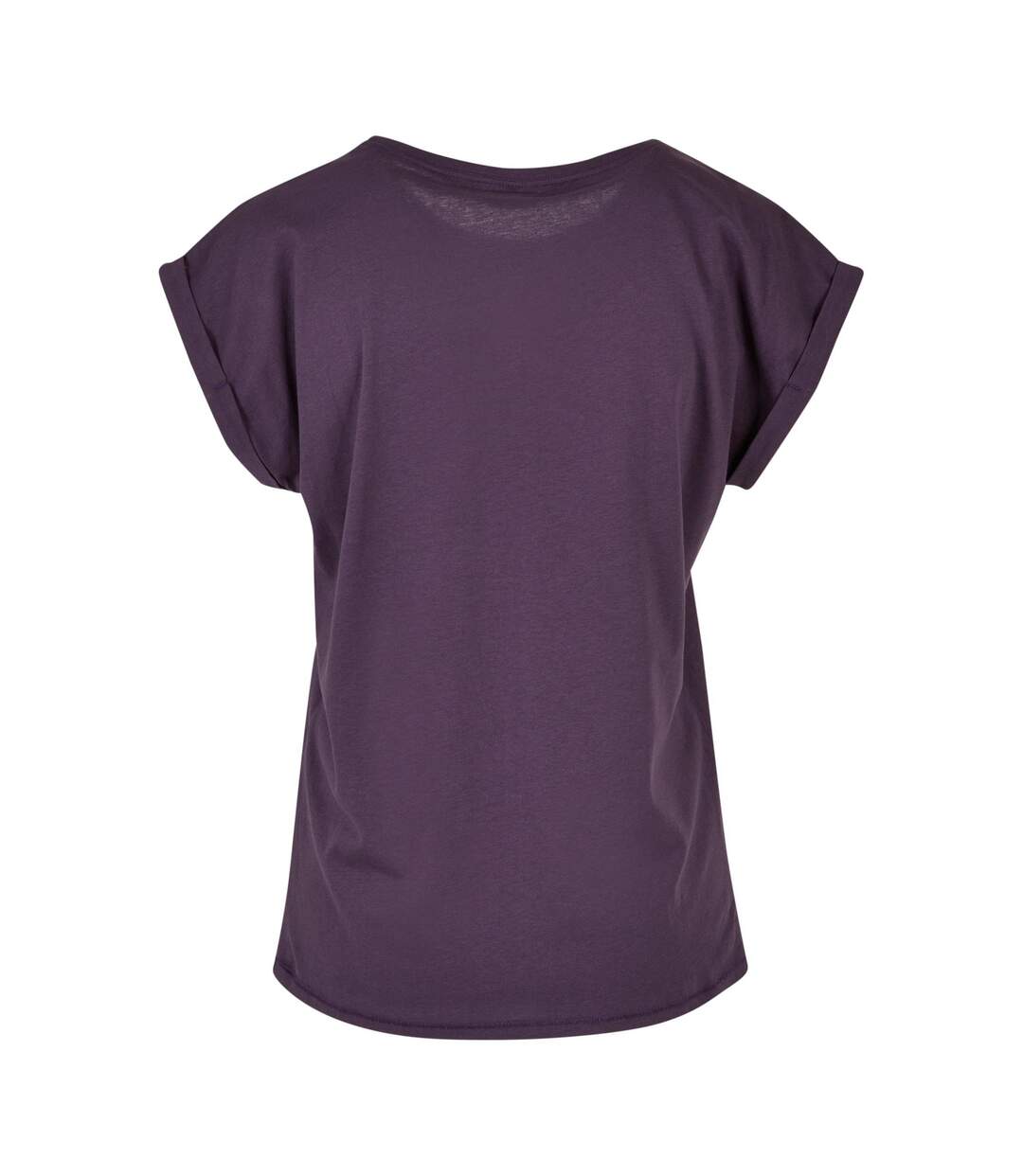 T-shirt Femme Violet Foncé Build Your Brand-2