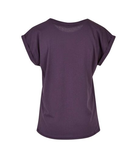 T-shirt Femme Violet Foncé Build Your Brand