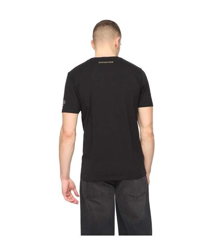 Mens wenfore t-shirt black Crosshatch