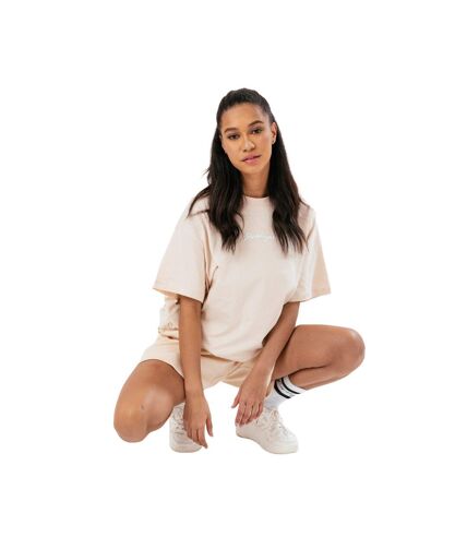 Hype Womens/Ladies Scribble Boxy T-Shirt (Sand) - UTHY7453