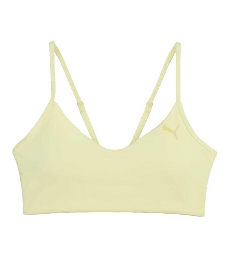 Womens/ladies Move Non-wired Sports Bra Gold Puma