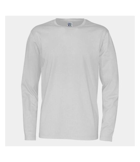 Cottover Mens Long-Sleeved T-Shirt (White) - UTUB443