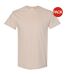 Lot De 5  T-shirts Manches Courtes Hommes Beige Gildan-1
