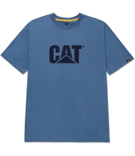 CAT Lifestyle Mens Logo T-Shirt (Coronet Blue) - UTFS10691