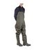 Mens Tyne Chest Safety Wader Wellingtons Green Amblers-2