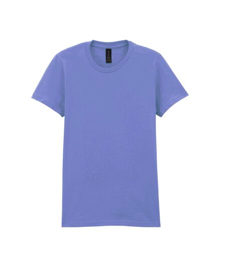Womens/ladies Softstyle Plain Midweight T-shirt Violet Gildan