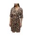 Robe marron léopard femme vero moda merle-1