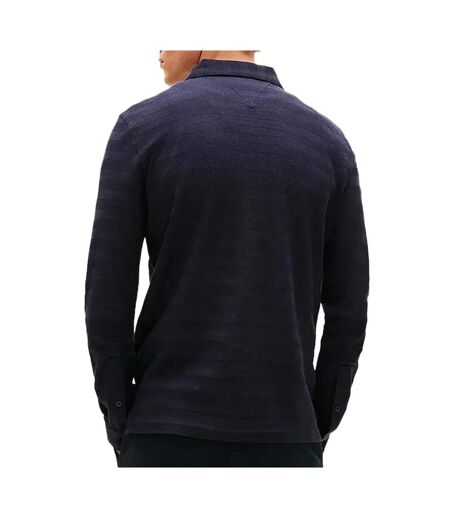 Pull marine homme tommy hilfiger herringbone